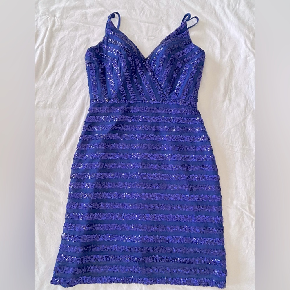 Homecoming Royal Blue Dress (size 4)